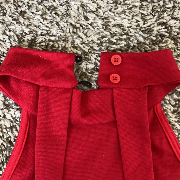 Red Peplum Top - Picture 6 of 9